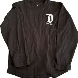 Disney Resort Black Long Sleeve Kids Tee